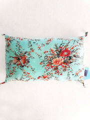 Bagaille バガイユ Pillow Cushion PomPom ピロークッション ポンポン（Forest Turquoise）Type.B