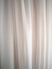 【フランス直輸入】オンフィル ダンディエンヌ En fil d'Indienne カーテン　TULLE Perle（W130xH280cm）