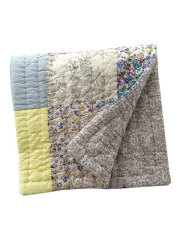 【フランス直輸入】オンフィル ダンディエンヌ En fil d'Indienne キルト マルチカバー Patchy Patch （W90xH200cm）Type.A