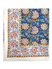 【フランス直輸入】Jamini ジャミニ テーブルクロス Table cloth・LOUISE Blue（W240xH135cm）