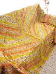 【イギリス直輸入】ジャネットファリア Jeanette Farrier  Double Vintage Kantha ダブル ヴィンテージ カンタ キルト・01