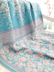 【イギリス直輸入】ジャネットファリア Jeanette Farrier  Single Vintage Kantha ジャネット ファリア・シングル ヴィンテージ カンタ キルト・05