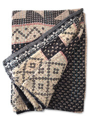 【イギリス直輸入】ジャネット ファリア ヴィンテージカンタ ラリーキルト シングルスロー Jeanette Farrier Vintage Kantha Single Throw・Type.E