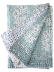 【イギリス直輸入】ジャネット ファリア ヴィンテージカンタ ラリーキルト シングルスロー Jeanette Farrier Vintage Kantha Single Throw・Type.04