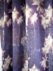 【フランス直輸入】メゾン レヴィ Maison Levy リネンカーテン マルチクロス　Curtain Linen・INDIGO（W143xH200cm・1枚）