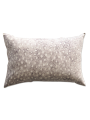 【フランス直輸入】メゾン レヴィ Maison Levy リネンクッションカバー Cushion Cover Linen・POIS GRIS（W60xH40cm・カバーのみ）Type.B