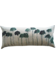 【フランス直輸入】メゾン レヴィ Maison Levy リネンクッションカバー Cushion Cover Linen・REFLEJOS PALMIERS（W70xH32cm・カバーのみ）