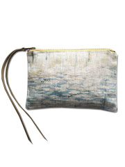 【フランス直輸入】メゾン レヴィ Maison Levy ポーチ Zed Pouch・Agua（W21xH15cm）