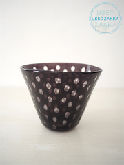 『USED ZAKKA』Tsuji Kazumi 辻和美　factory zoomer ガラスの器 めんちょこ・ツブツブ