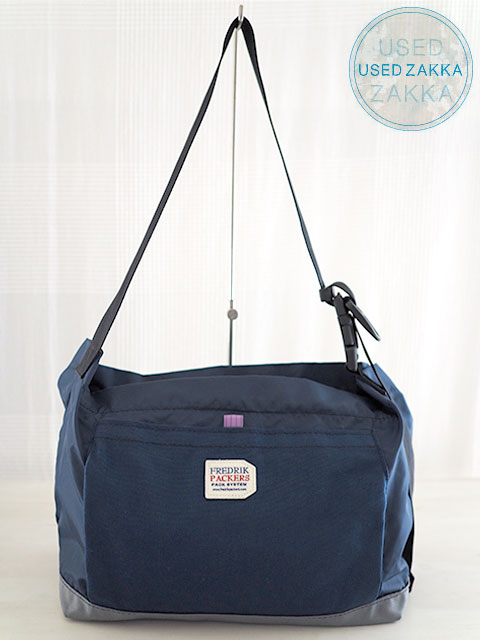 『USED ZAKKA』FREDRIK PACKERS・フレドリック パッカーズ/BUCKET PACK・バケット パック/Navy x Gray・ネイビー x グレー/Sサイズ
