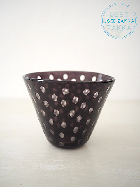 『USED ZAKKA』Tsuji Kazumi 辻和美　factory zoomer ガラスの器 めんちょこ・ツブツブ
