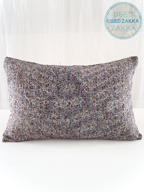 『USED ZAKKA』ジャネット ファリア ヴィンテージカンタ ピロークッションカバー Jeanette Farrier Vintage Kantha Pillow Cushion cover（W60xH40cm）Type.B