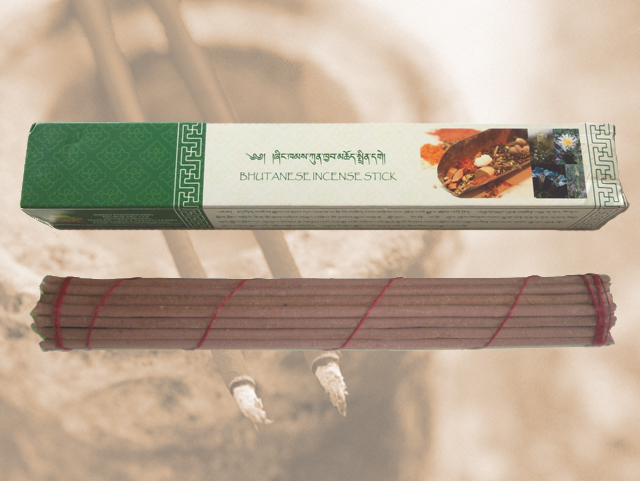 ブータンＮＡＤＯ社のお線香/グリーンカバー