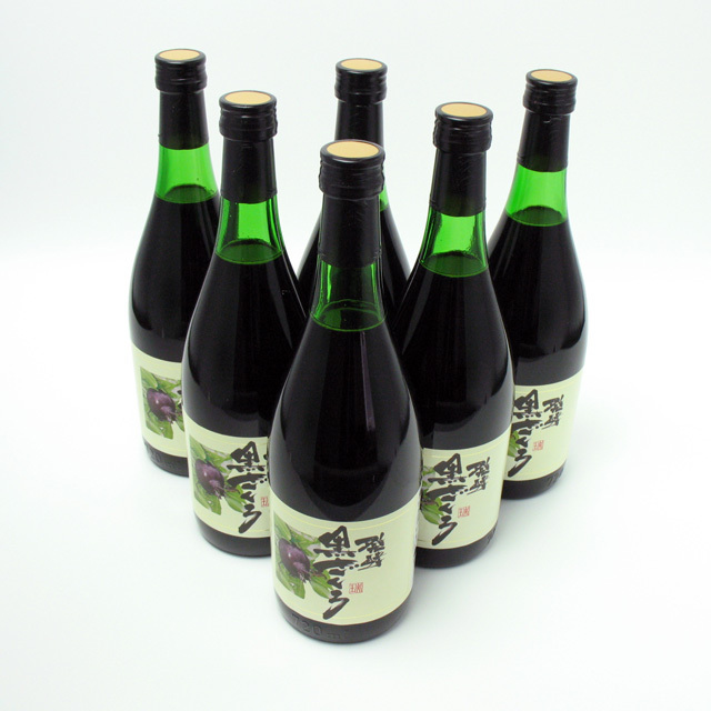 《6本セット》送料無料 発酵酵素 黒ざくろジュース 720ml ZUI