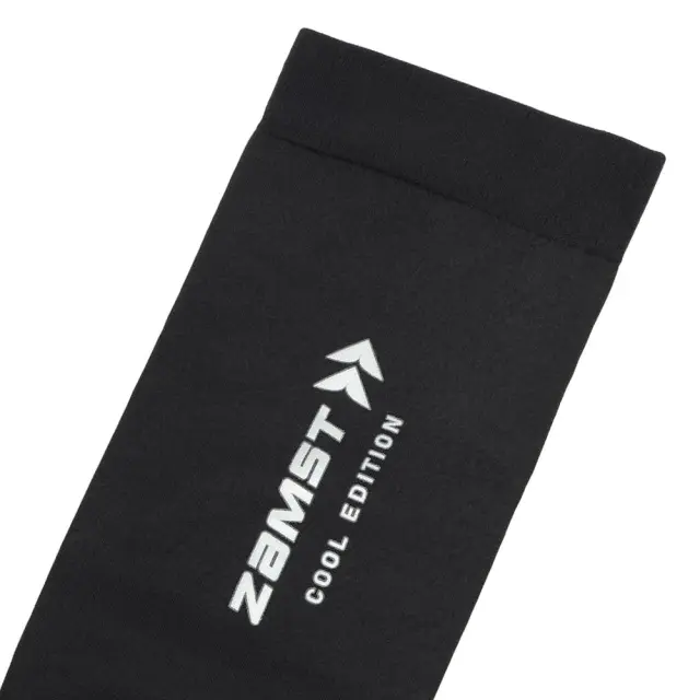 ZAMSTカーフスリーブブラック L 2個 COOL Edition 冷 １個 カーフスリーブ ザムスト 冷感タイプ マラソンやランニング