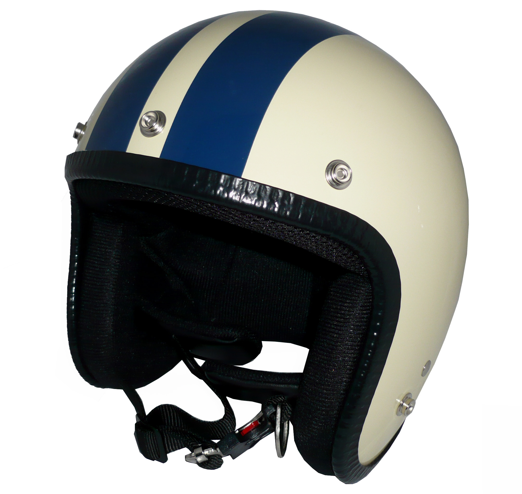ZK-330（内装が洗える！） 大型スモールジェット（アイボリー/ネイビー）60～62センチ対応 XLサイズ SG公認 全排気量対応　社外シールド装着可能