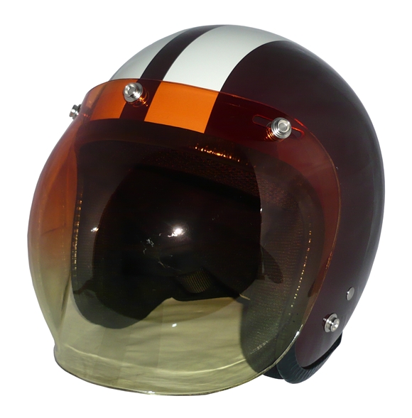 ZK-300(内装外して洗える！）スモールジェット（ブラウン/アイボリー）+グラデーションアンバーバブル   全排気量対応