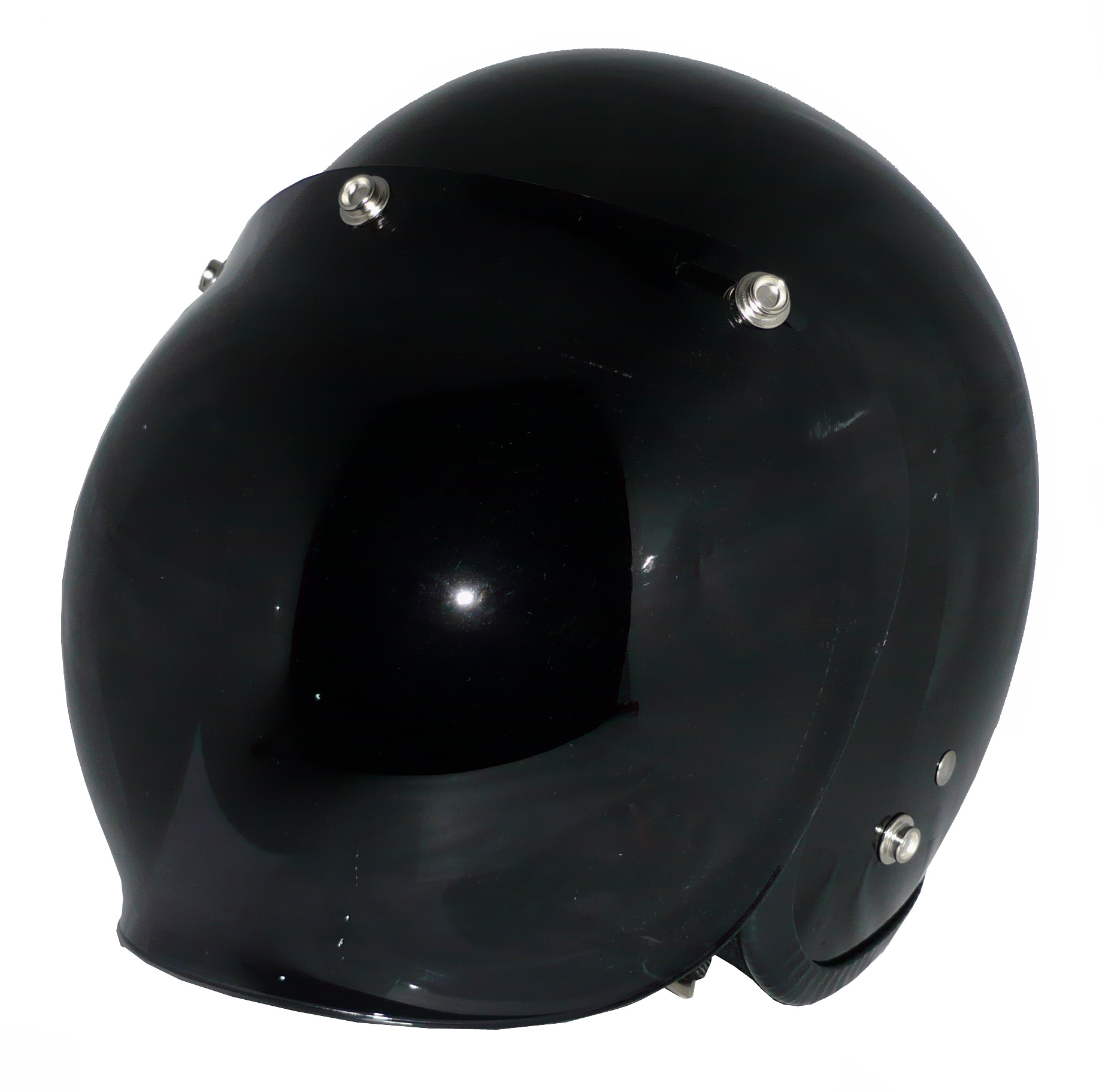 【新品】ブラック ジェットヘルメット スモークシールド FZ-5 全8色 Wシールド オープンフェイス ジェットヘルメット SG