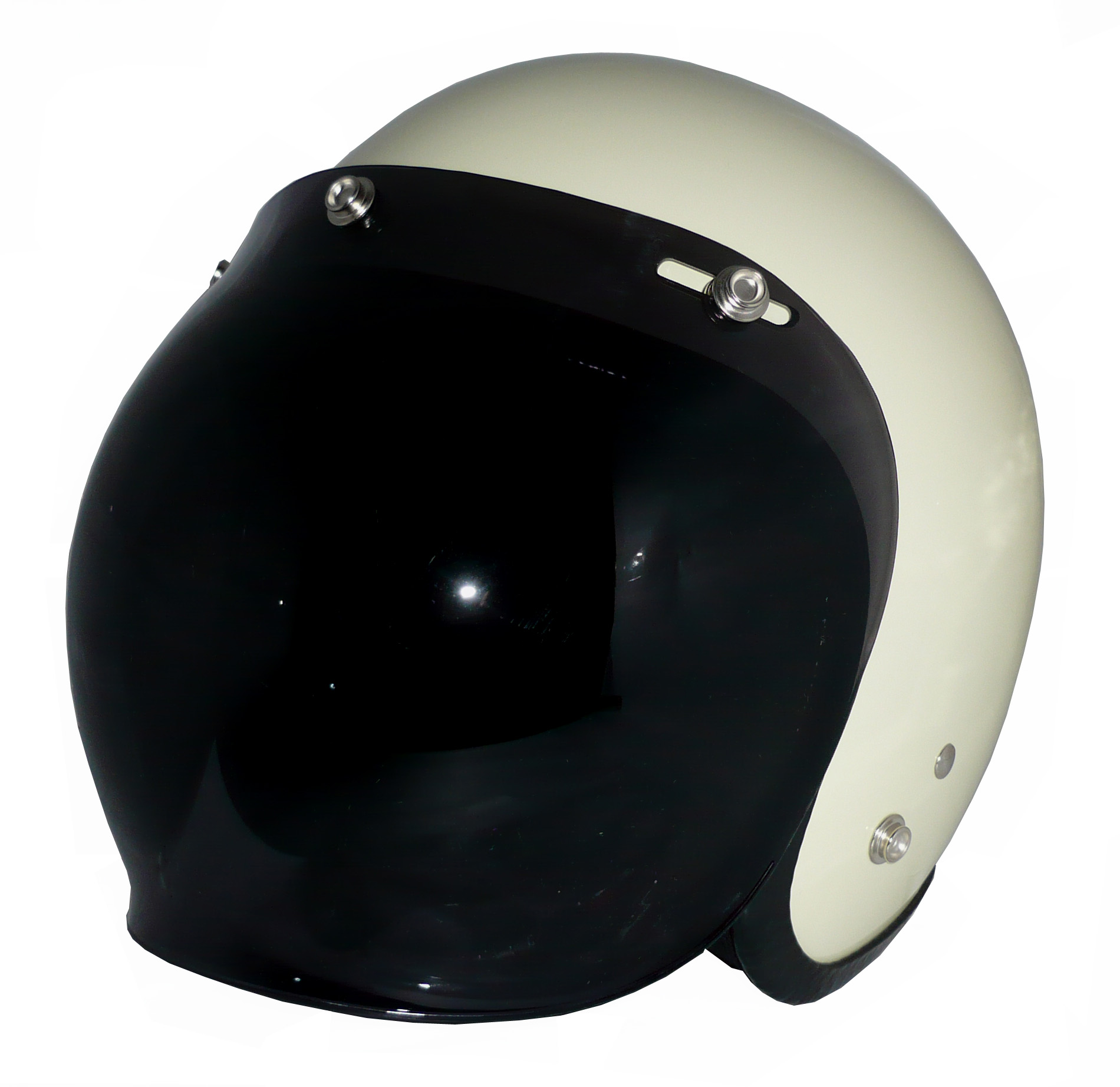 ZK-300(内装外して洗える！）スモールジェット（アイボリー）+ダークスモークバブル   全排気量対応