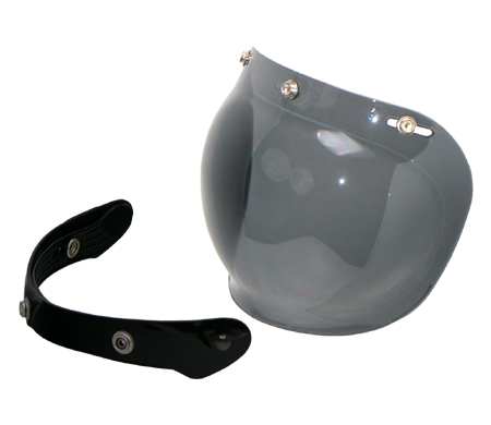 ザワキタ特価 バブルシールド（スモーク）+フリップアップ（ブラック