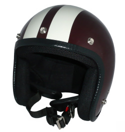 ZK-330（内装が洗える！） 大型スモールジェット（ブラウン/アイボリーライン）60～62センチ対応 XLサイズ SG公認 全排気量対応　社外シールド装着可能