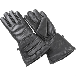 LG04 本革 ガントレットレザーグローブ 手首を完全ガードする超ロング