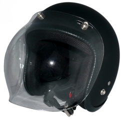 ZK-300(内装外して洗える！）スモールジェット（マットブラック）+クリアーバブル   全排気量対応