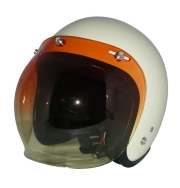 ZK-300(内装外して洗える！）スモールジェット（アイボリー）+グラデーションアンバーバブル   全排気量対応