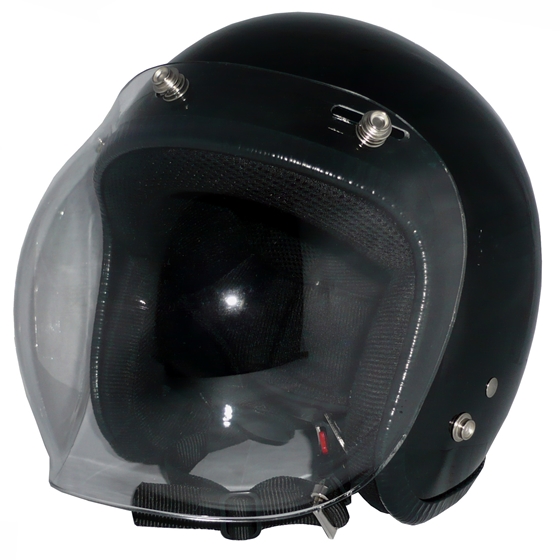 ZK-300(内装外して洗える！）スモールジェット（ブラック）+クリアーバブル   全排気量対応