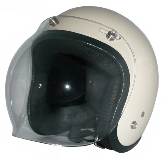 ZK-300(内装外して洗える！）スモールジェット（アイボリー）+クリアーバブル   全排気量対応