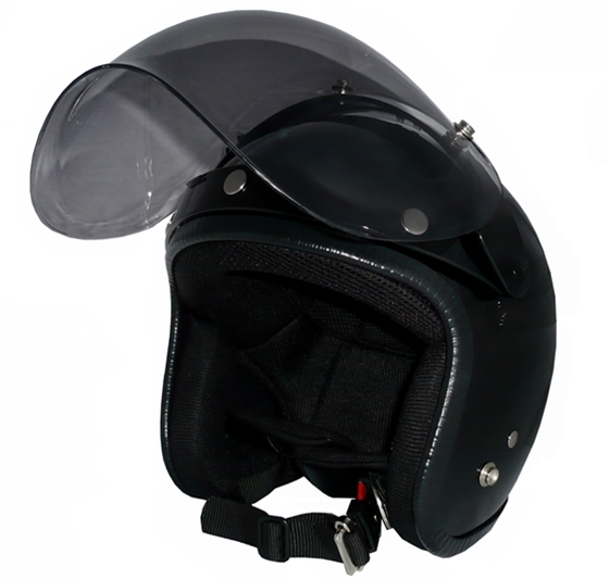 ZK-300(内装外して洗える！）スモールジェット（ブラック）+スモークバブル+フリップアップ 3点セット