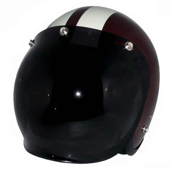ZK-300(内装外して洗える！）スモールジェット（ブラウン/アイボリー）+ダークスモークバブル   全排気量対応