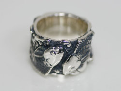 和柄/鯉/跳舞（ちょうぶ）シルバーリング