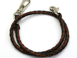 レザーウォレットロープ/ブラック・ブラウン