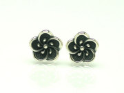 梅/梅花 シルバーピアス