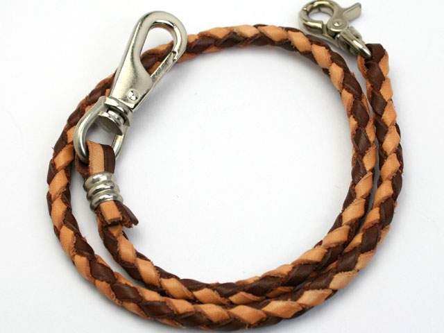 レザーウォレットロープ/ナチュラル・ブラウン