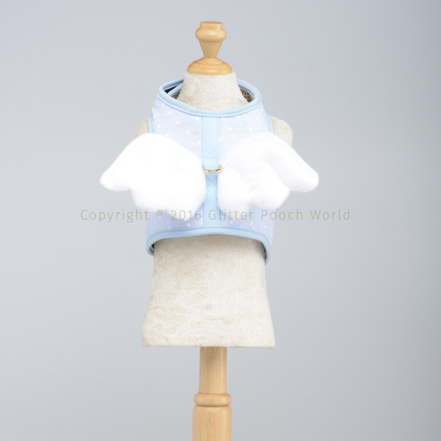 GLITTER POOCH グリッター・プーチ dotty-angel-blue