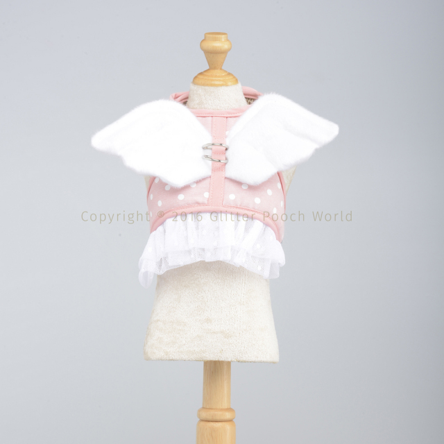 GLITTER POOCH グリッター・プーチ dotty-angel-peach