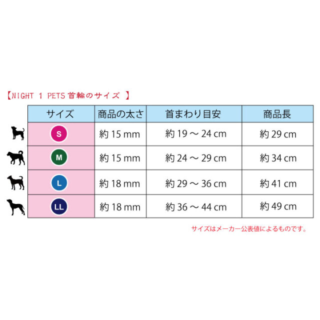 犬用 首輪 エナメル Night1 Pets ナイトワンペッツ ｜ 犬用グッズの
