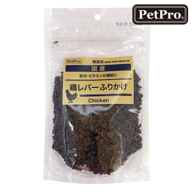 犬 おやつ 無添加 国産 日本製 ペットプロ 鶏レバー ふりかけ 100g