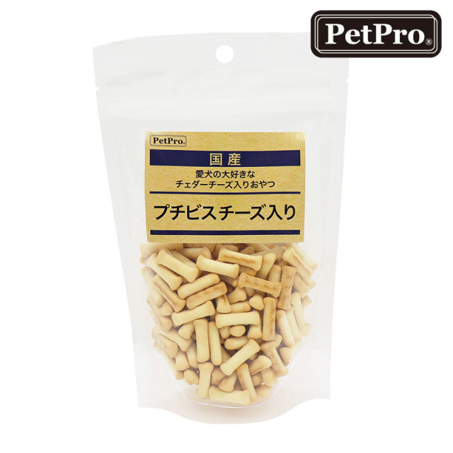 犬 おやつ 国産 日本製 ペットプロ プチビス チーズ入り 78g