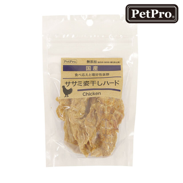 犬 おやつ 無添加 国産 日本製 ペットプロ ササミ 姿干しハード 67g