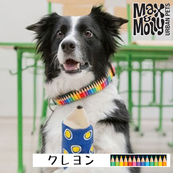 犬用 デジタル迷子札付き 首輪 カラー Max＆Molly Original Gear クレヨン QRコード