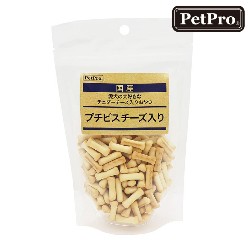 (賞味期限2026.04.末につき特価) 犬 おやつ 国産 日本製 ペットプロ プチビス チーズ入り 78g