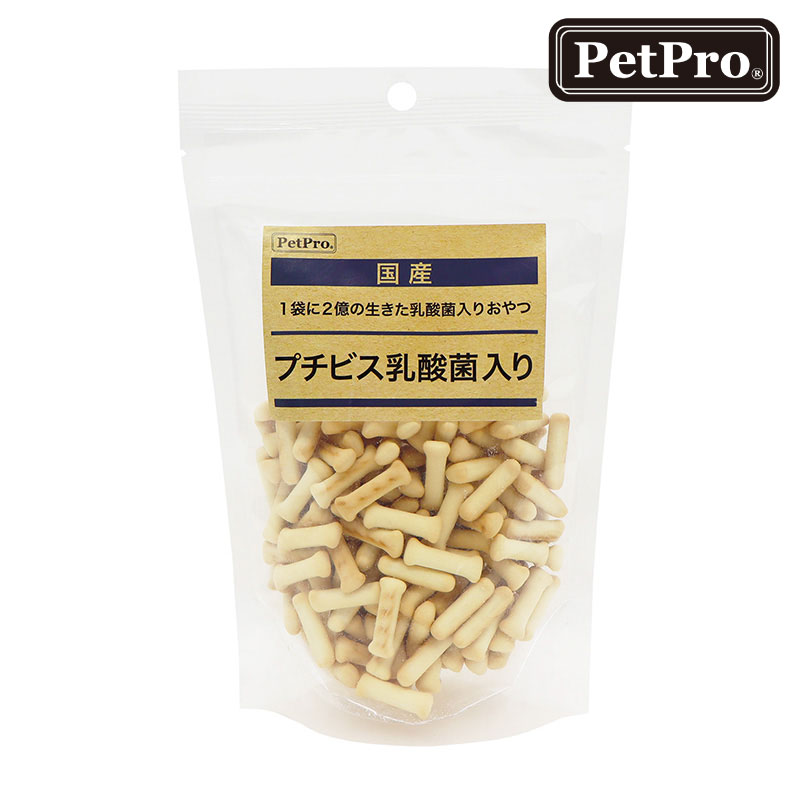 犬 おやつ 国産 日本製 ペットプロ プチビス 乳酸菌入り 78g