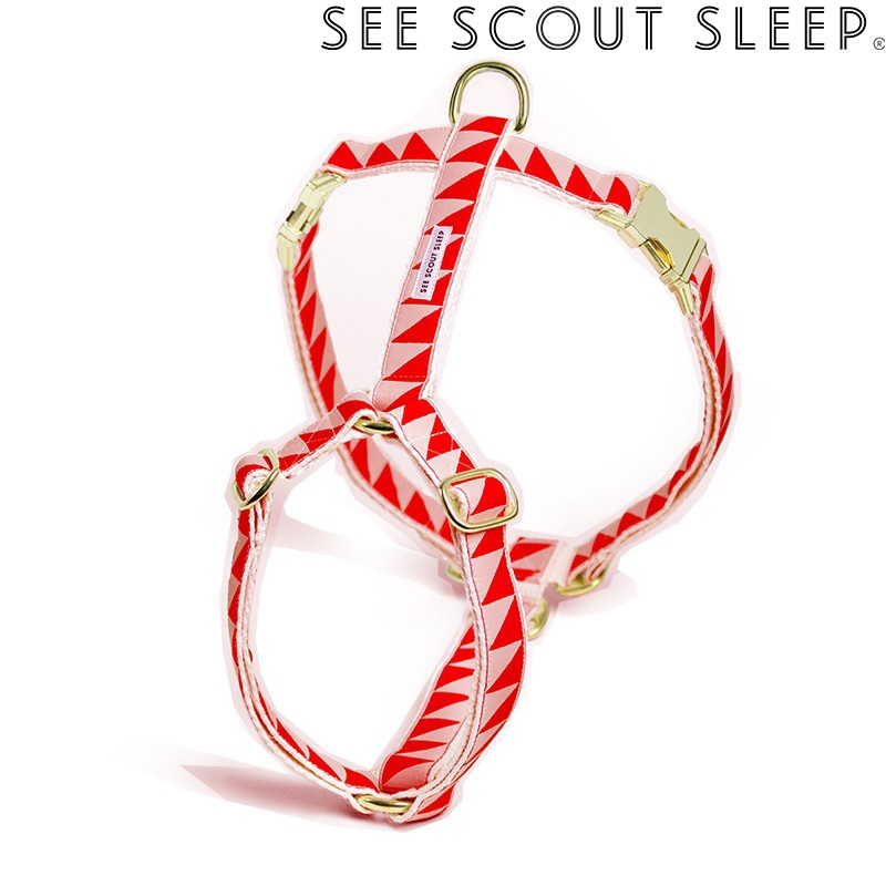 犬用 ハーネス See Scout Sleep / Nice Grill / クリーム×バーミリオン