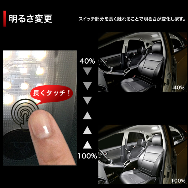 50 プリウス モデリスタルームランプセット サンルーフ付き用 プリウス