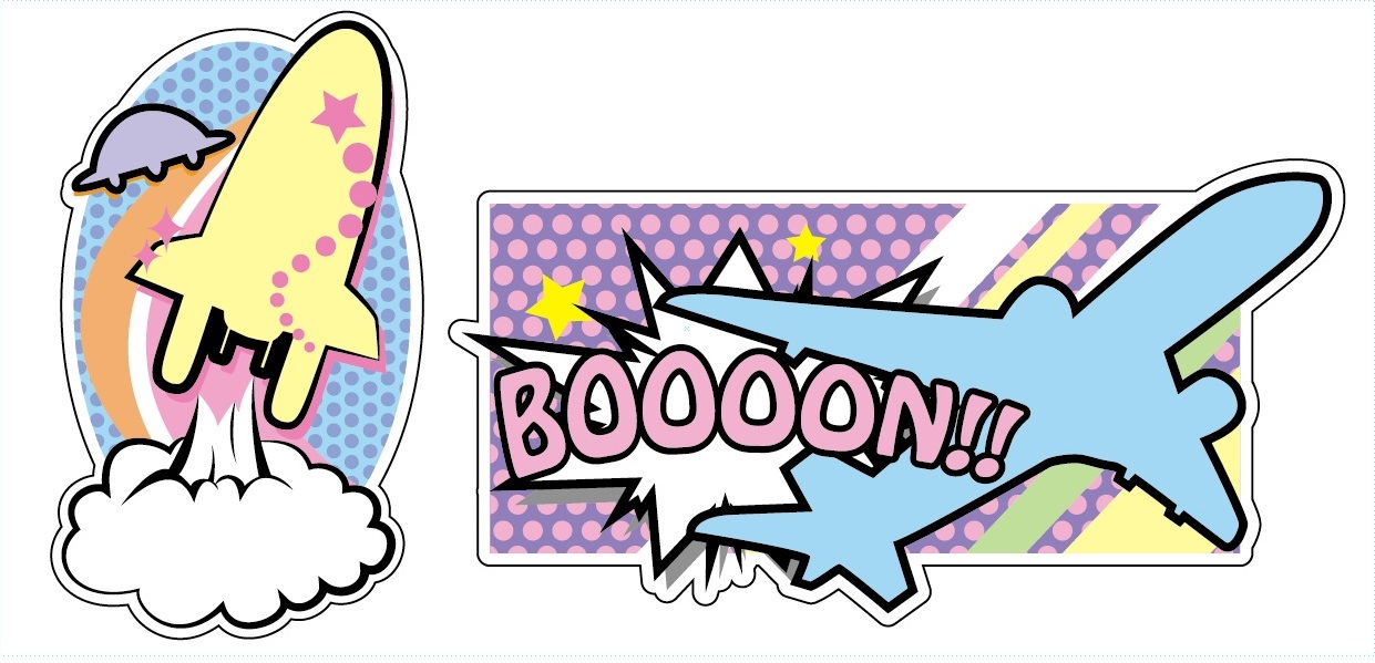 Reflector sticker 【乗り物】 反射シール リフレクター ステッカー