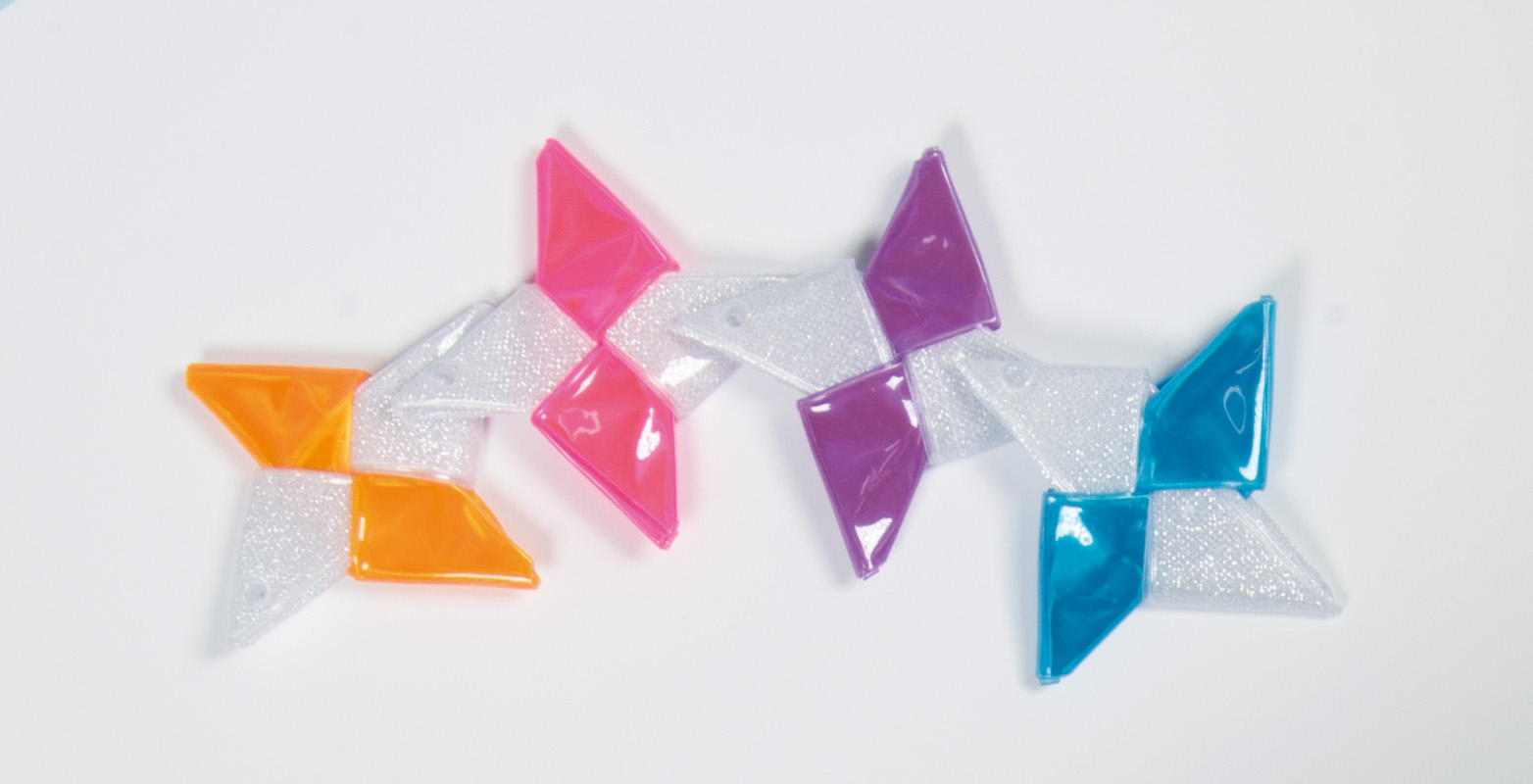 反射 折り紙 手裏剣 リフレクター キッド 交通安全グッズ