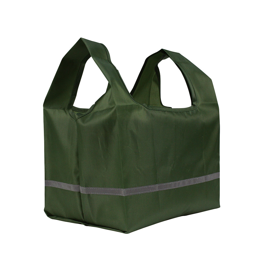 反射付 底付き ミニエコバッグ  3色 メール便可